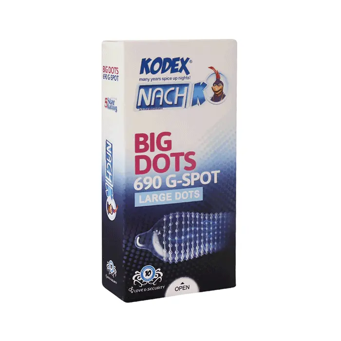 کاندوم بیگ دات 690 خار ناچ کدکس – Nach Kodex 690 Big Dots G-SPOT